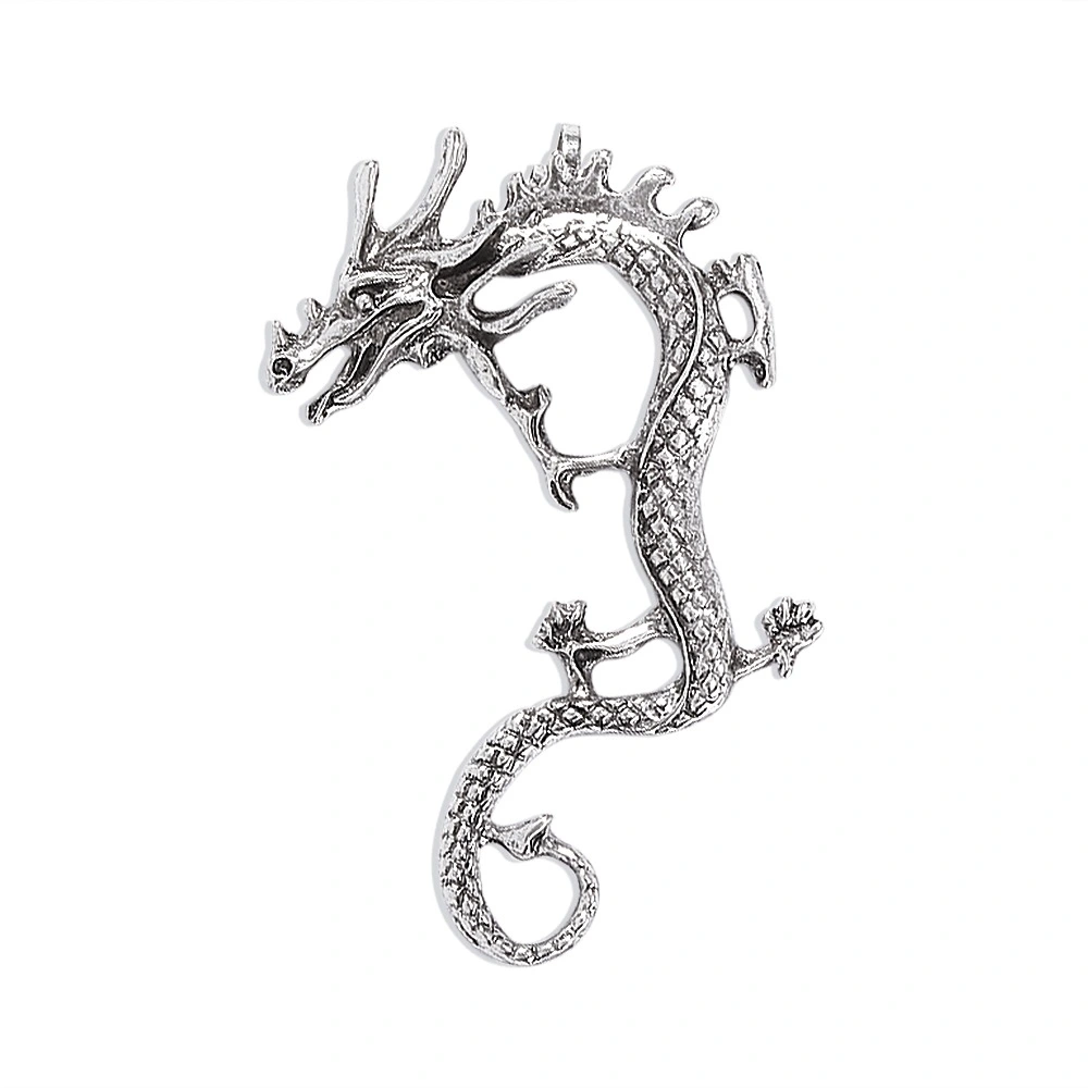 Dragon Ear Clip Metal Ear Cuff Women Non-piercing Earring Teen Girls Costume Accessory