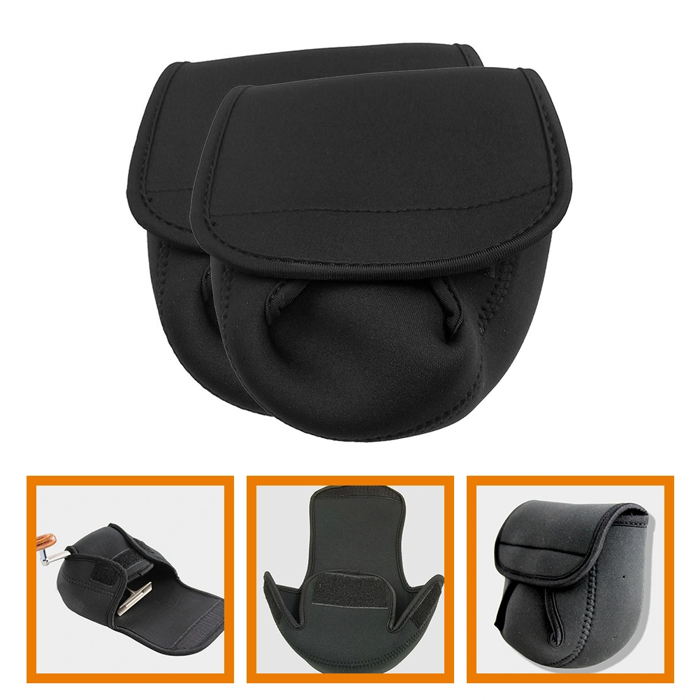 2Pcs Fishing Reel Storage Bag Bait Casting Reel Protective Cover Sea Fishing Reel Protector Pouch