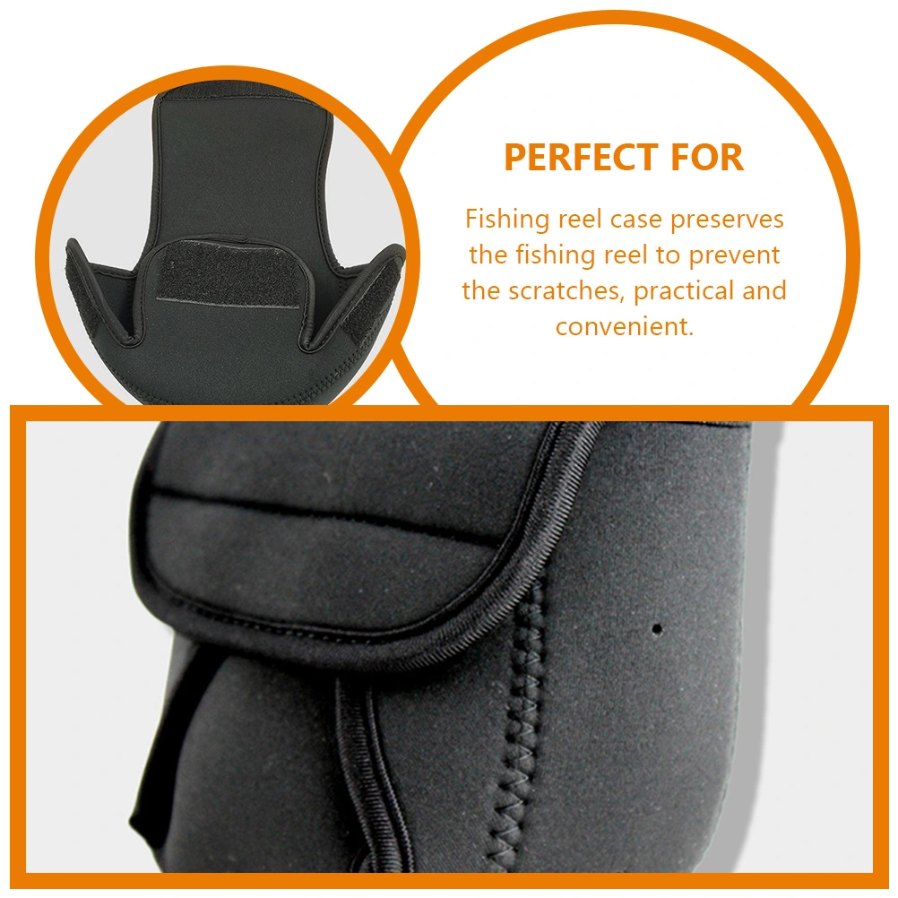 2Pcs Fishing Reel Storage Bag Bait Casting Reel Protective Cover Sea Fishing Reel Protector Pouch
