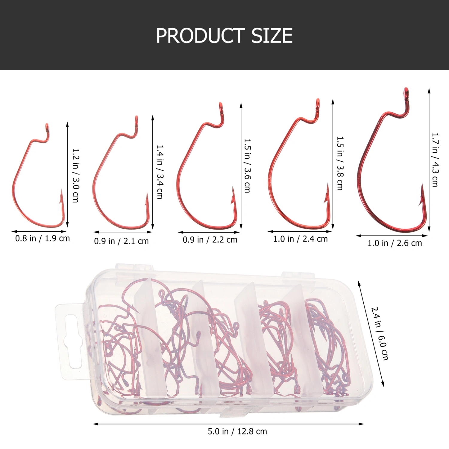 1 Set Fishing Hooks Fishing Gears Fishing Anchor Hooks Fishing Metal Hooks Supplies