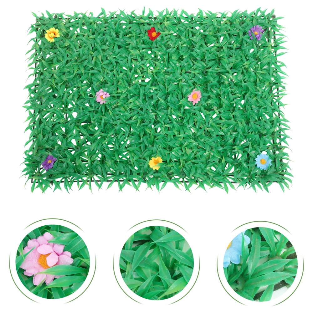 Artificial Plant Wall Panel Hedge Plant Wall Decor Greenery Panel for Backdrop Outdoor Wall Decoration