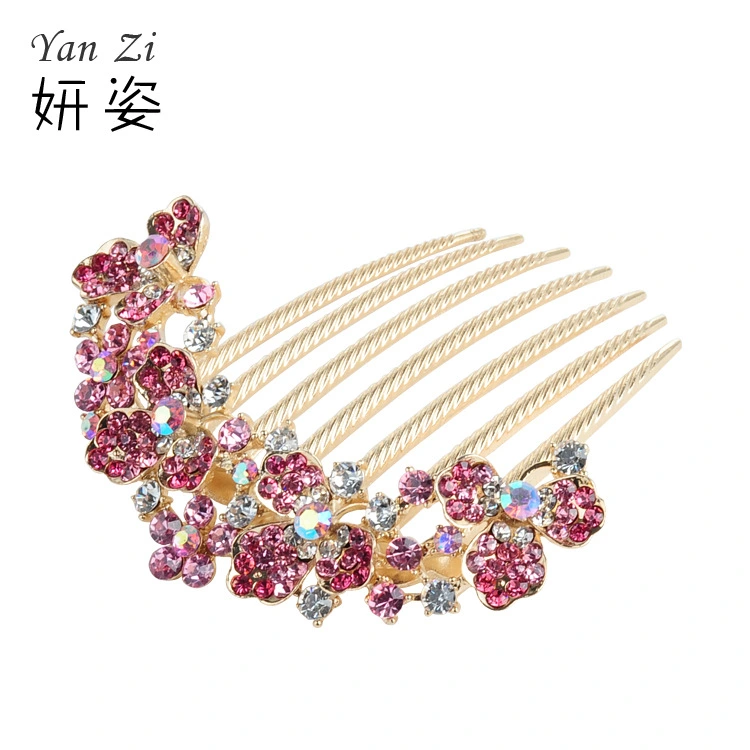 Rhinestone Hair Comb Decorative Hair Comb Bridal Hair Comb Wedding Hair Comb for Women