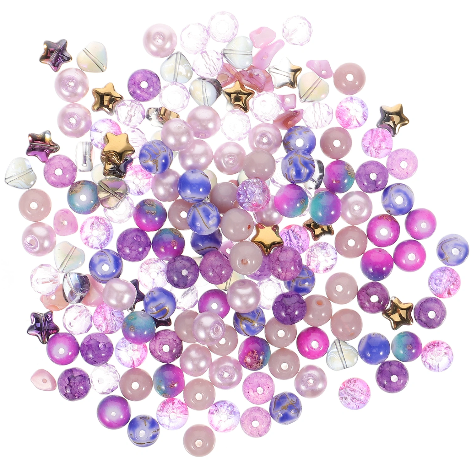 1 Box of Jewelry DIY Beads Glass Beads Loose Beads Spacer Beads Bulk Crafting Beads Jewelry Beads