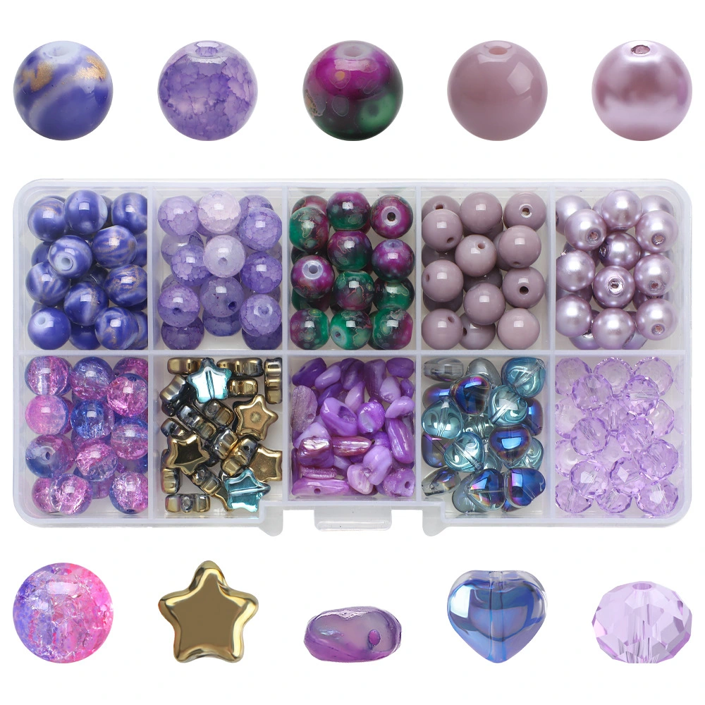 1 Box of Jewelry DIY Beads Glass Beads Loose Beads Spacer Beads Bulk Crafting Beads Jewelry Beads