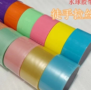 3 Rolls Colorful Sticky Ball Tape Funny Ball Tape Rolling Tape Adhesive Tapes Decompression Tape