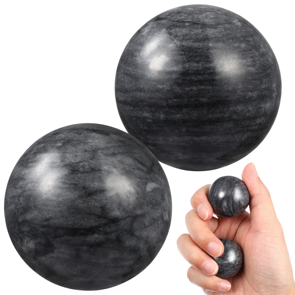 2 Pcs Jade Baoding Balls Exercise Hand Balls Chinese Traditional Style Health Relief Balls Ornaments