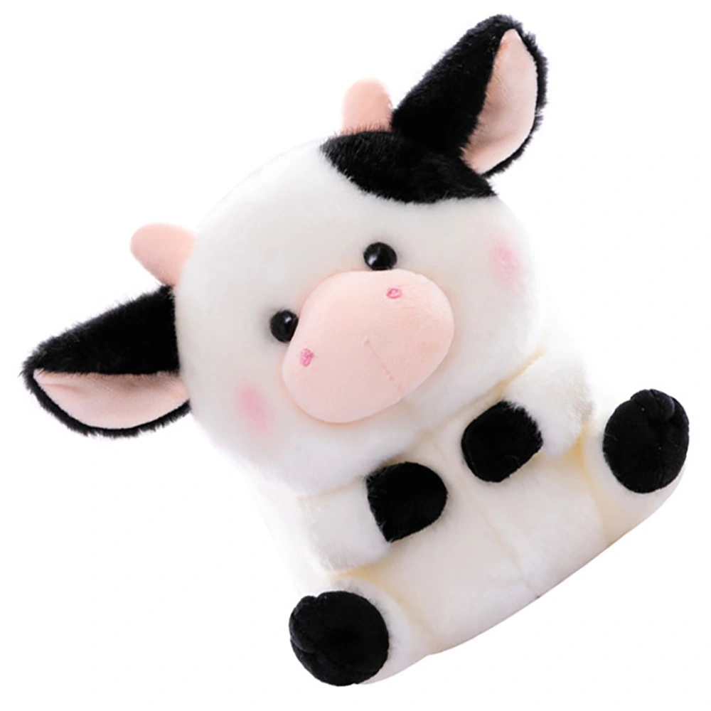 1pc Lovely Cartoon Cow Shape Plush Doll Stuffed Toy Home Decor (Assorted Color)