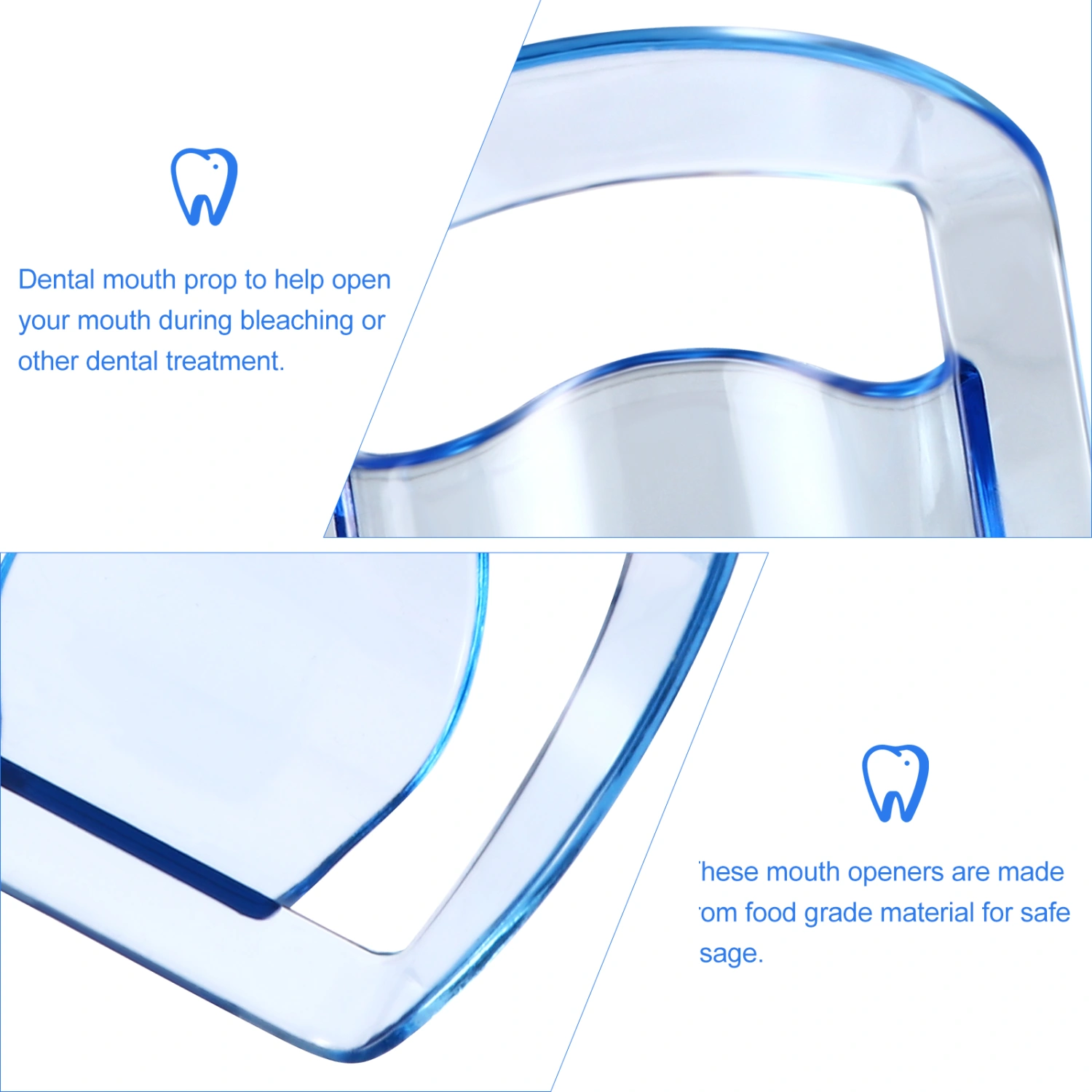 1 Set of Plastic Mouth Openers Dental Check Mouth Openers Compact Dental Cheek Retractor
