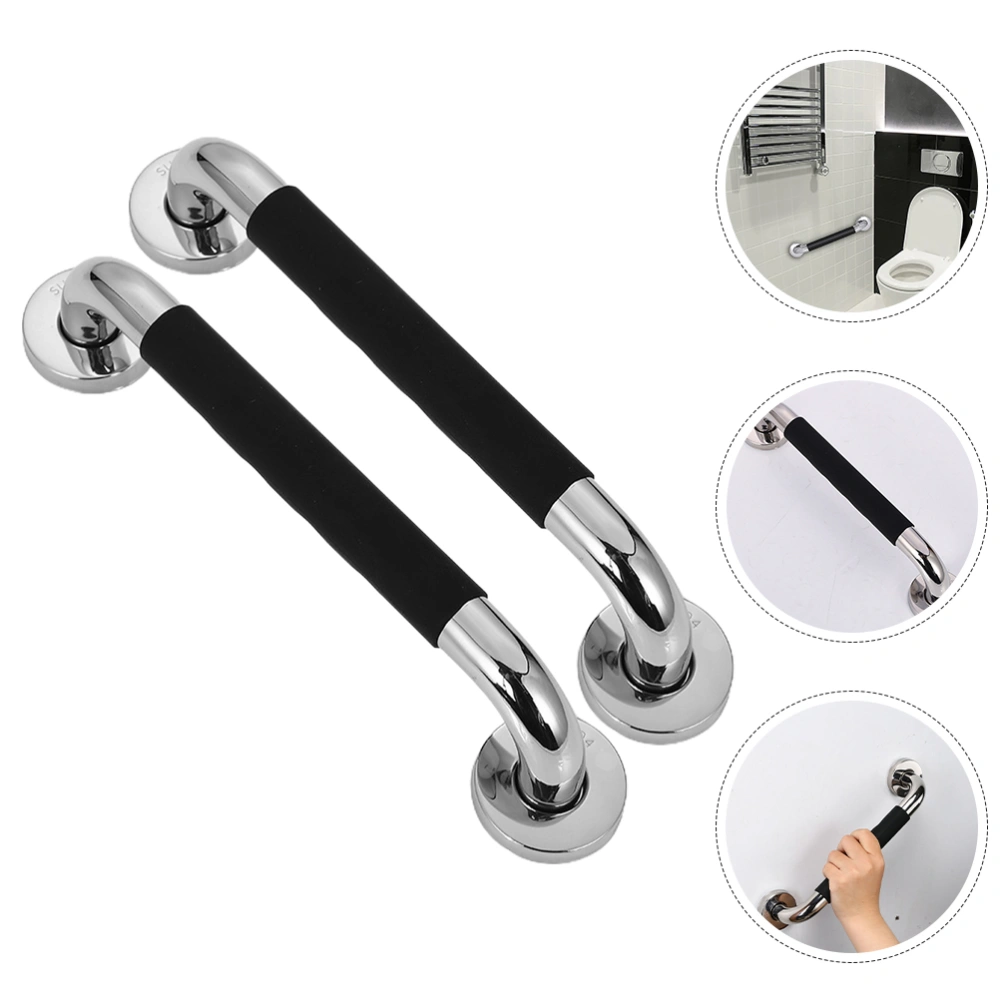 2Pcs Bathtub Handrail Safety Grab Bar Handle Multi-function Shower Handle Home Grab Bar