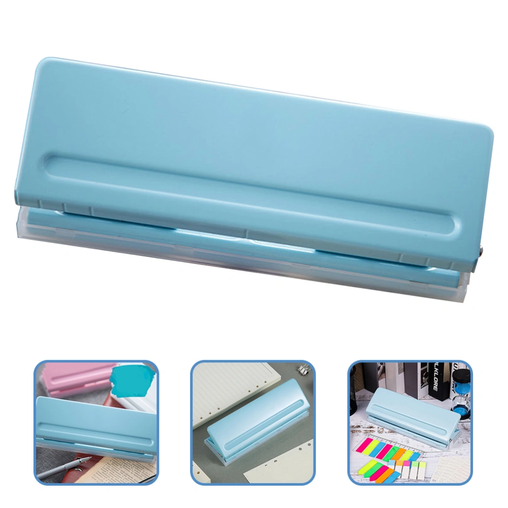 Notebook Hole Puncher Loose-leaf Notepad Hole Puncher Six-holes Puncher Portable Paper Hole Punch