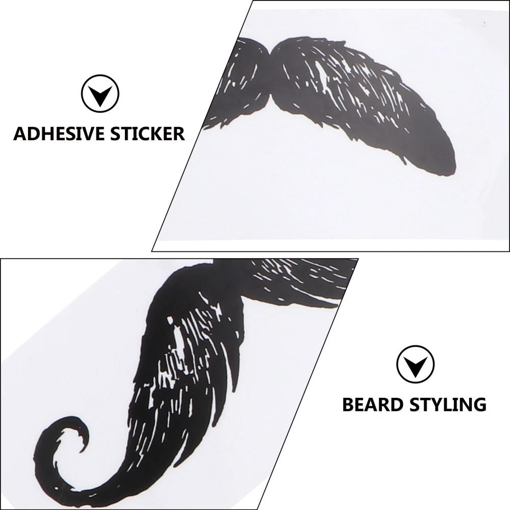 30Pcs Hair Waxing Stickers Depilation Beard Protectors Beard Styling Stickers