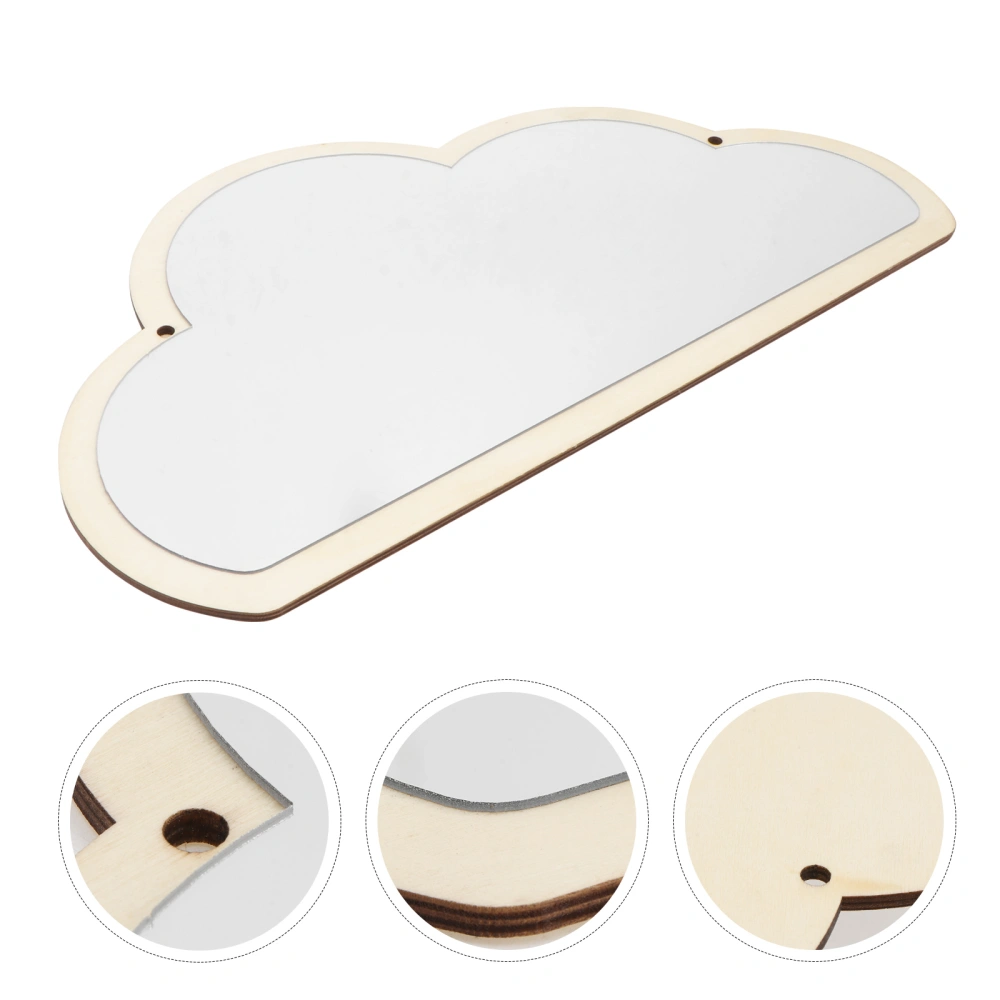 1Pc  Bathroom Makeup Acrylic Mirror Hanging Cosmetic Mirror Wall-mounted Mirror