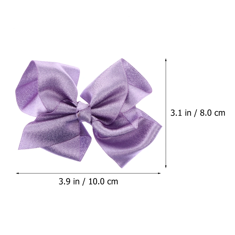 12Pcs Bowknot Hair Clips Solid Color Hair Pin Hair Ornament (Mixed Color)