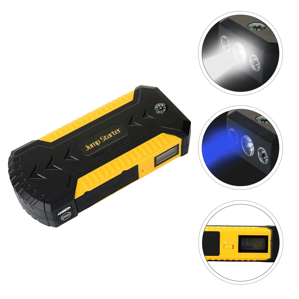 12V Emergency Car Jumper Multipurpose Vehicle Jump Starter for Car with EU Plug