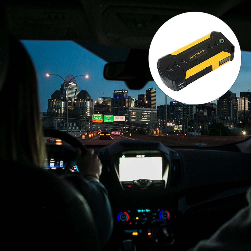 12V Emergency Car Jumper Multipurpose Vehicle Jump Starter for Car with EU Plug
