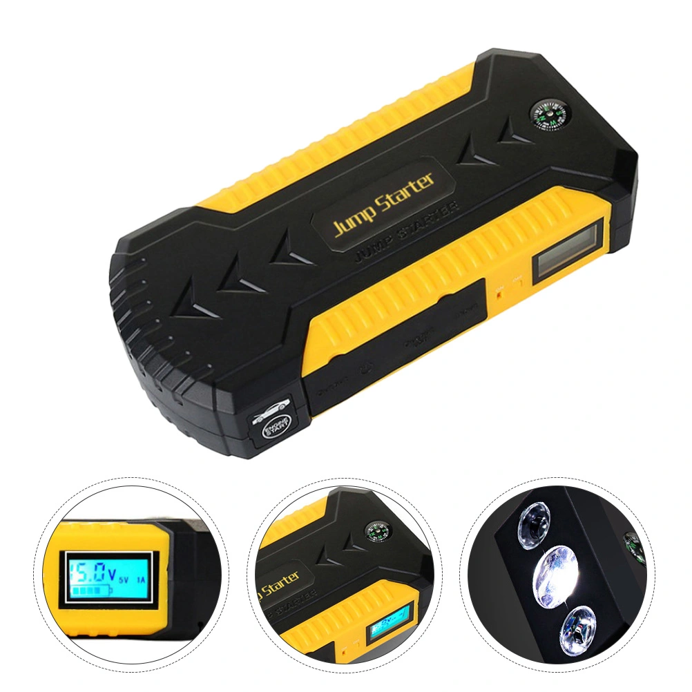 12V Emergency Car Jumper Multipurpose Vehicle Jump Starter for Car with EU Plug