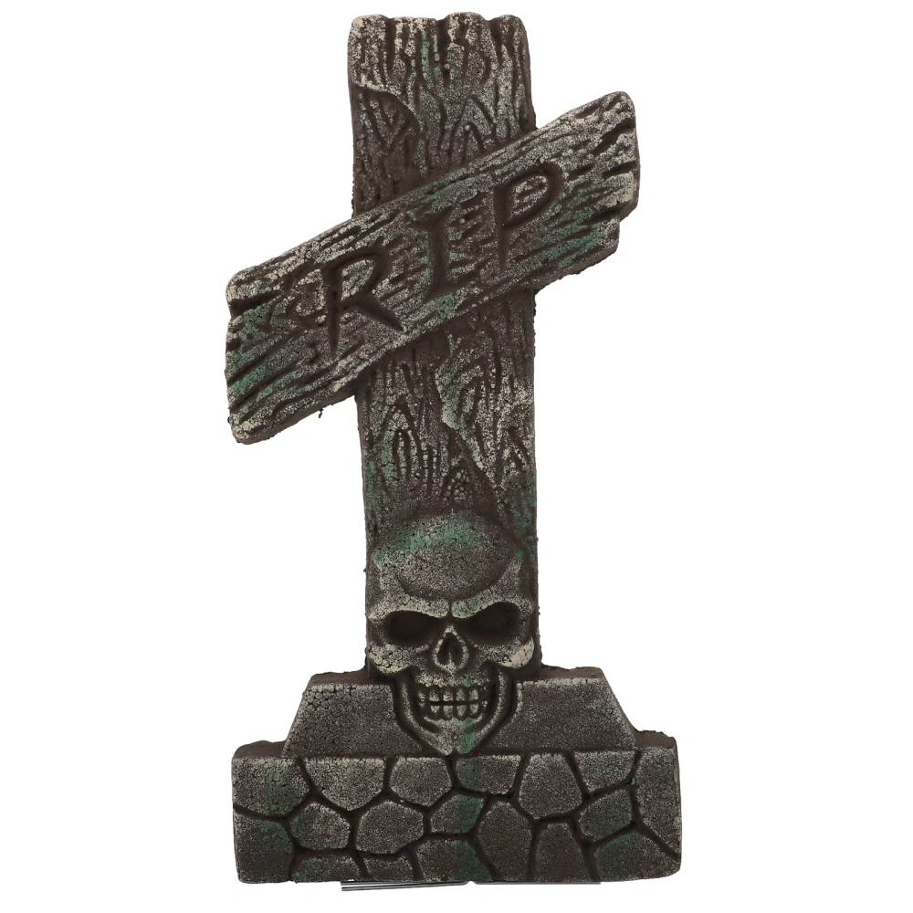 1pc Halloween Tombstone Decor Halloween Scene Decor Tombstone Ornament