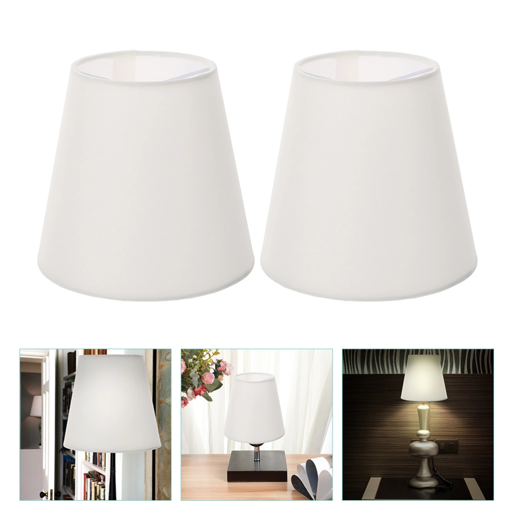 2Pcs Fabric Drum Lampshade Lamp Shade Cover for Table Lamp Pendant Lamp Floor Lamp