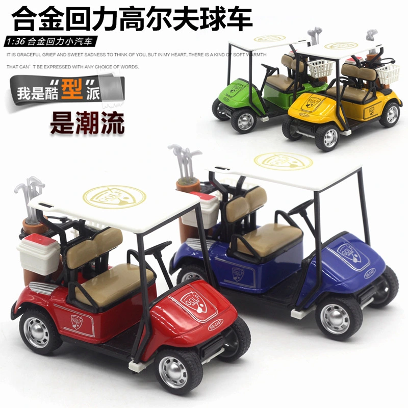 Golf Cart Statue Decoration Desktop Golf Cart Model Bedroom Realistic Golf Cart Ornament