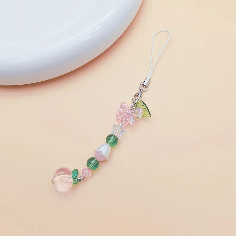 Fruit Phone Charm Summer Phone Keychain Cell Phone Hanging Charm Aesthetic Phone Chain