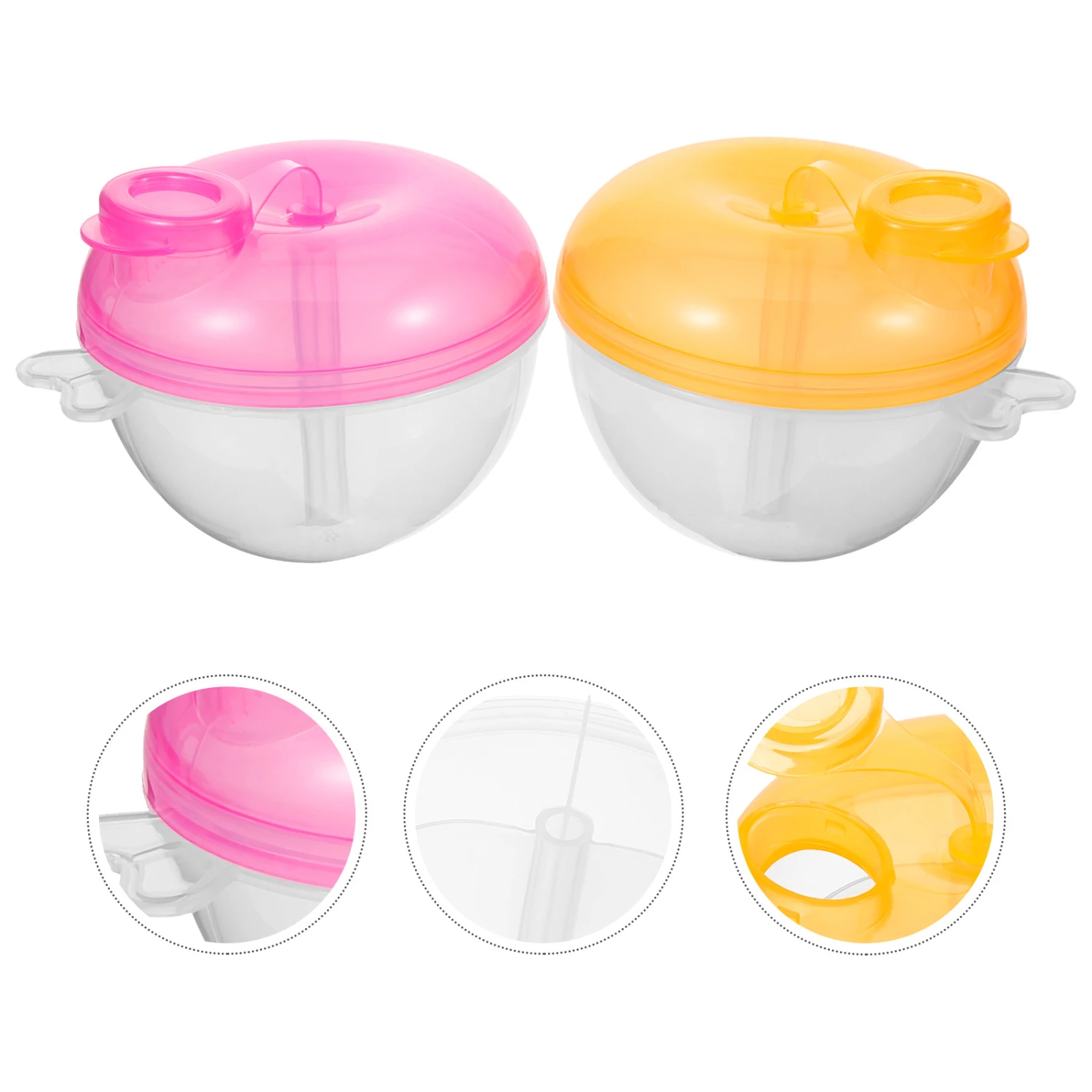 2 Pcs Formula Dispensers Baby Formula Dispenser Milk Box Formula Dispenser Travel
