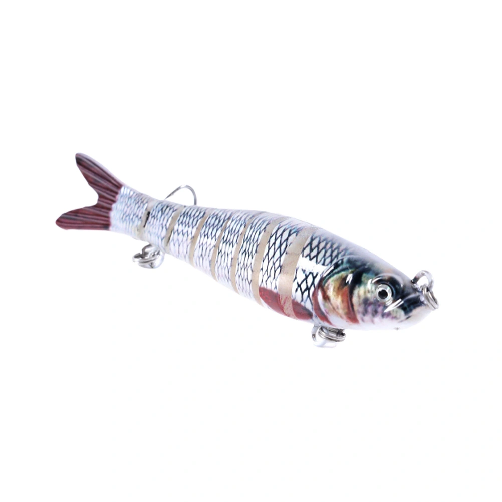 10CM 11g Classic 8-sections Fishing Bait Sink Hard Lures Plastic Lifelike Long Distance Fishing Lures for Outdoor Fishing Trip Holiday - 3#