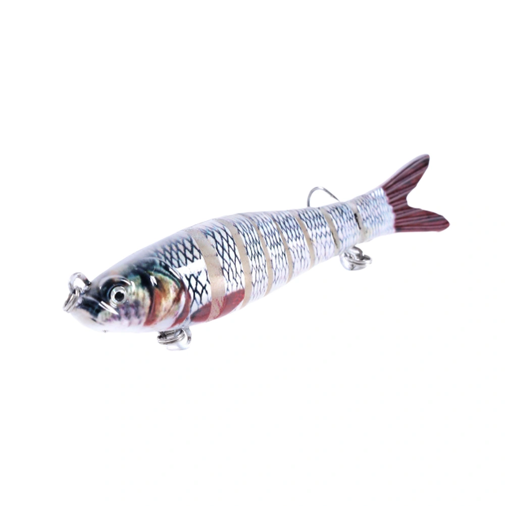 10CM 11g Classic 8-sections Fishing Bait Sink Hard Lures Plastic Lifelike Long Distance Fishing Lures for Outdoor Fishing Trip Holiday - 3#