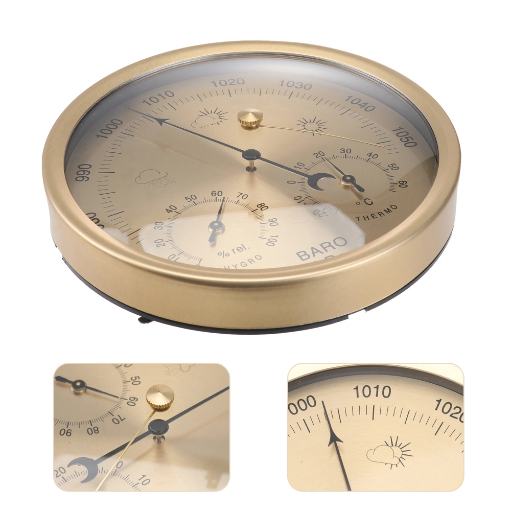 3 in 1 Barometer Thermometer Hygrometer Dial Type Weather Station Air Pressure Temperature Humidity Meter