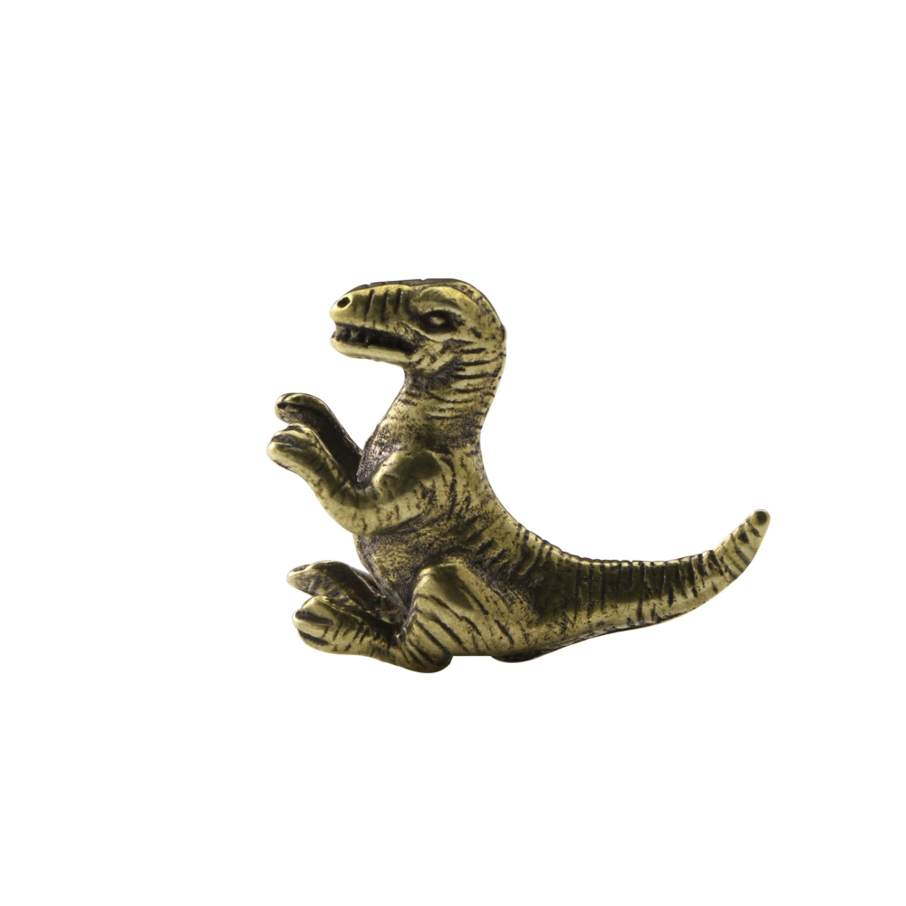 Brass Dinosaur Statue Brass Dinosaur Sculpture Dinosaur Ornament Desktop Decoration