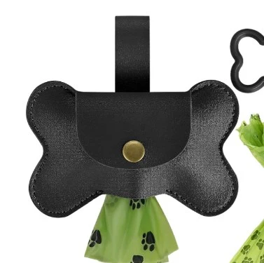 Dog Poop Bag Holder Leash Attachment Poop Bag Case Reusable Dispenser for Poop Bag