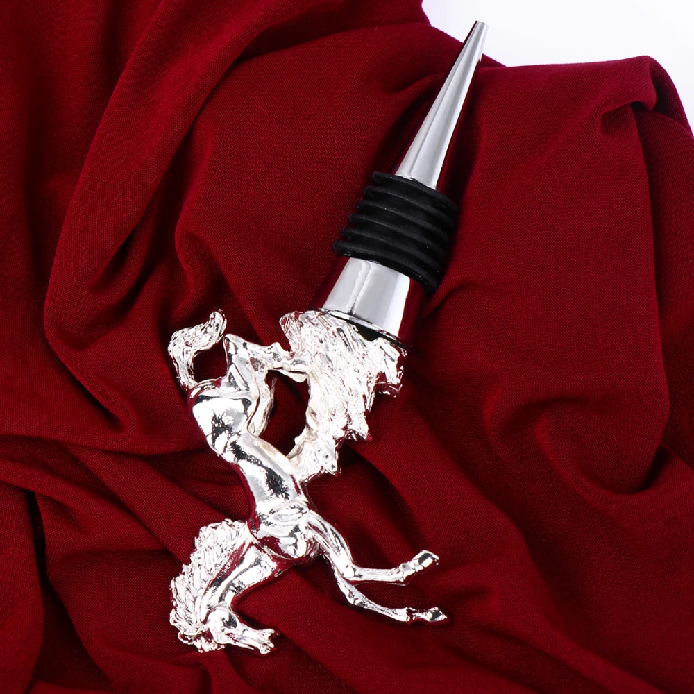 Horse Design Red Wine Stopper Creative Alloy Champagne Bottle Stopper Wine Plug for Home Bar Restaurant