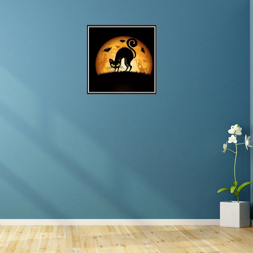 Diamond Halloween Pattern Painting by Diamond Cross Stitch Kit Wall Decor Home Ornaments J8929