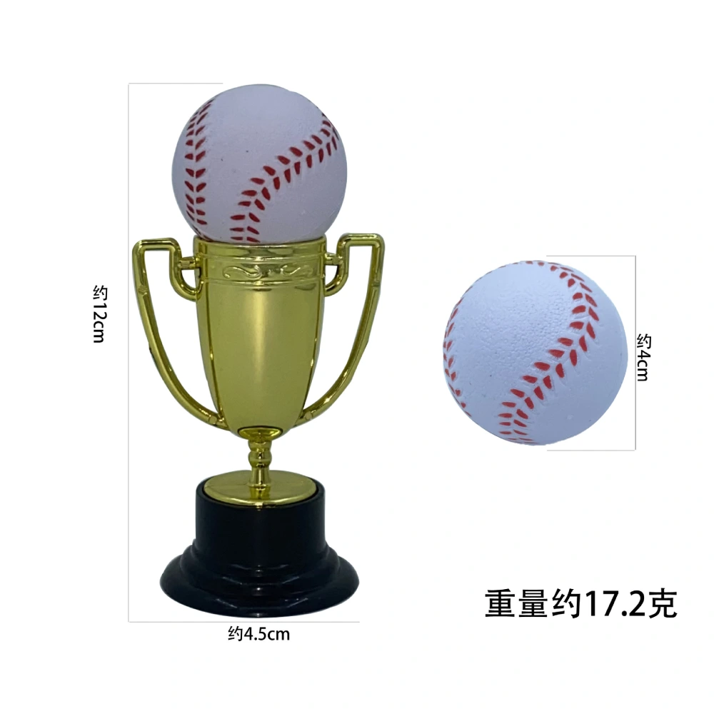 1 Set of Award Trophy Winner Competition Trophy Celebration Trophy Cups Plastic Competition Trophy