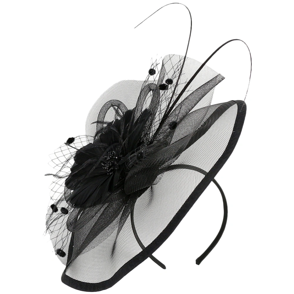 Veil Fascinator Hat With Hair Clip Headband 20s Costume Accessories 1920 Fascinators for Women