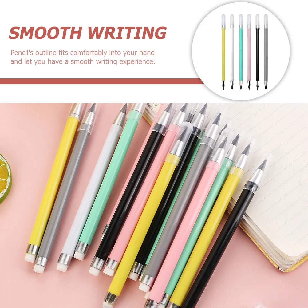 12pcs Everlasting Pencils Inkless Pencils Lightweight Pencils Writing Pencils