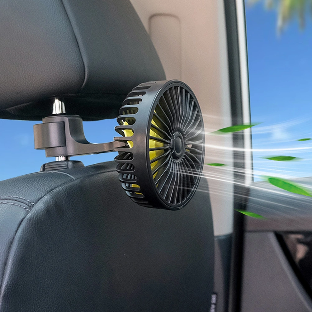 Car Fan Clip-on Electric Car Fan USB Car Cooling Air Fan Air Circulation Fan