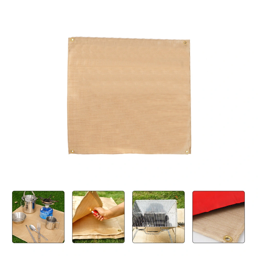 1PC Barbecue Placemats Heat-resistant Tableware Placemat Picnic Supplies