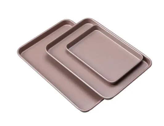 Rectangle Cake Baking Pan Cookie Baking Pan Nonstick Baking Sheet Pan Oven Baking Pan