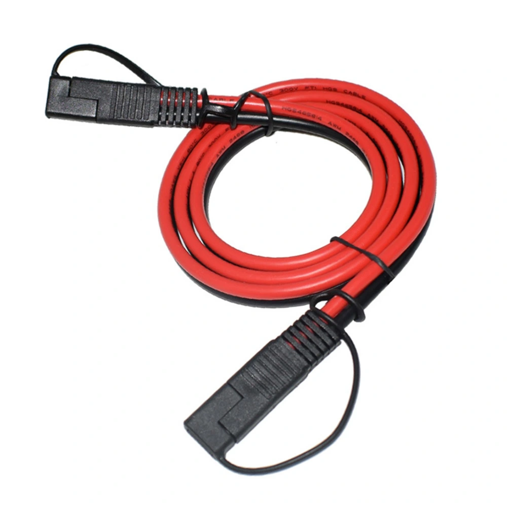 Dual Head SAE Connector Male to Female Plug Extension Cable Adapter Cord Quick Disconnect Release Wire Harness