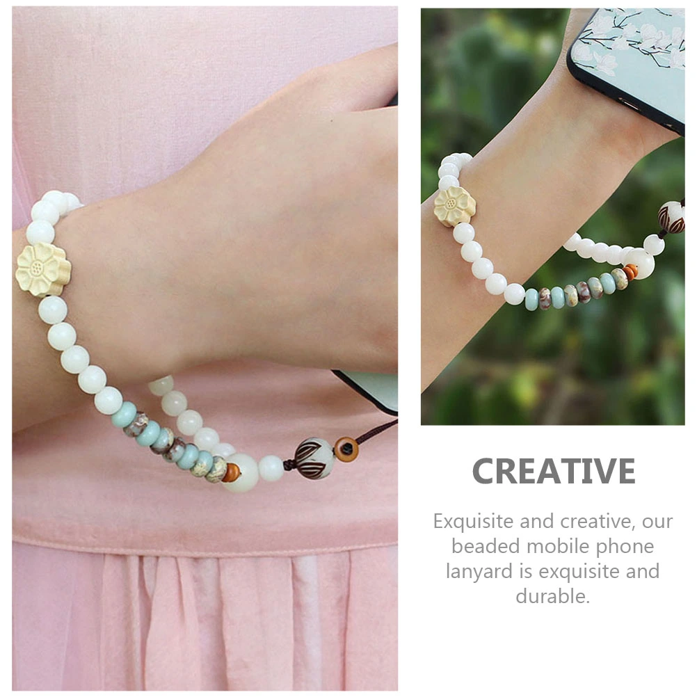 Chinese Style Beaded Phone Chain Phone Hanging Chain Phone Lanyard Phone Decor