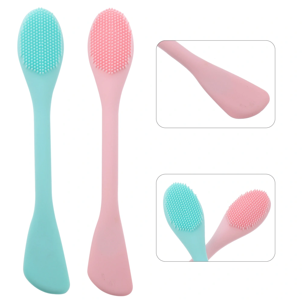 2pcs Manual Face Wash Cleaning Brush Face Cleansing Brush Massage Face Brush