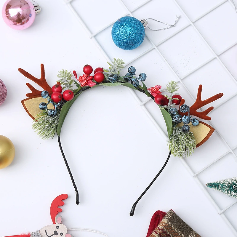 Xmas Headband Christmas Party Hair Band Antler Hair Band Christmas Hair Accessory