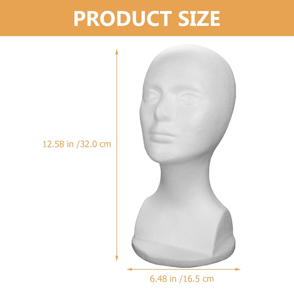 Female Mannequin Head Display Stand Wig Display Holder Hat Display Stand for Sunglasses