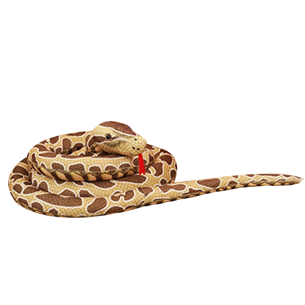 Snake Plush Toy Realistic Snake Stuffed Animal Lifelike Boa Toy