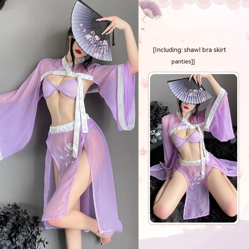 Women's High-end Ancient Style Han Chinese Clothing Pajamas Cheongsam Suit