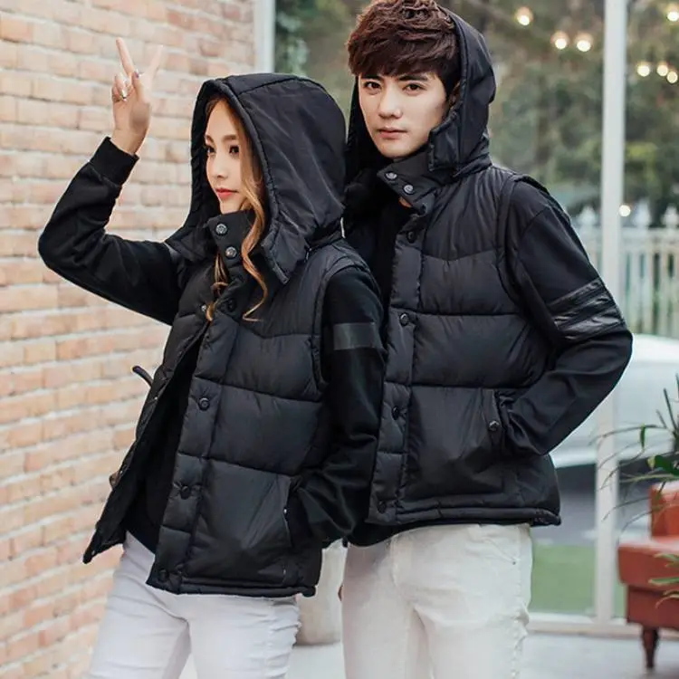 Autumn And Winter New Couple Down Cotton Men's Vest Sleeveless Jacket