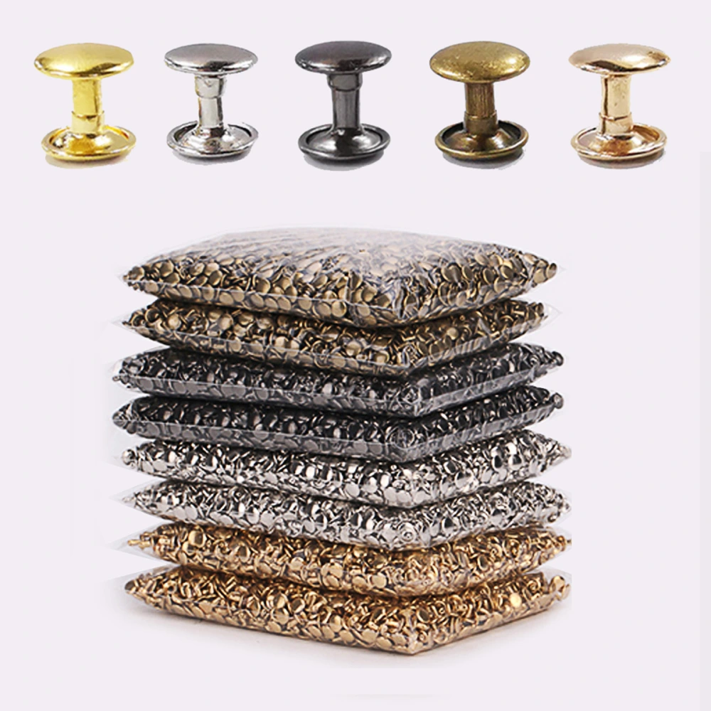 Belt DIY Mounted Rivet Double-sided Rivet Small Flat Nail