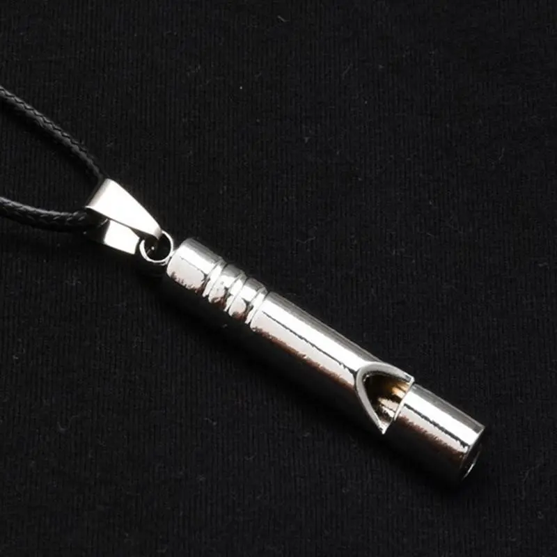 Titanium Emergency Alarm Portable Keychain Necklace