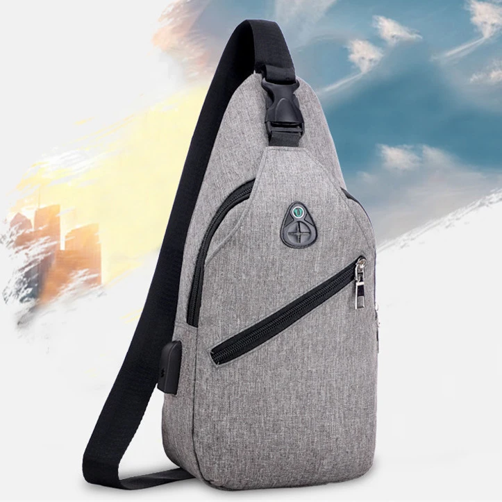 Men's  Chest Shoulder Crossbody Bag Leisure Sports