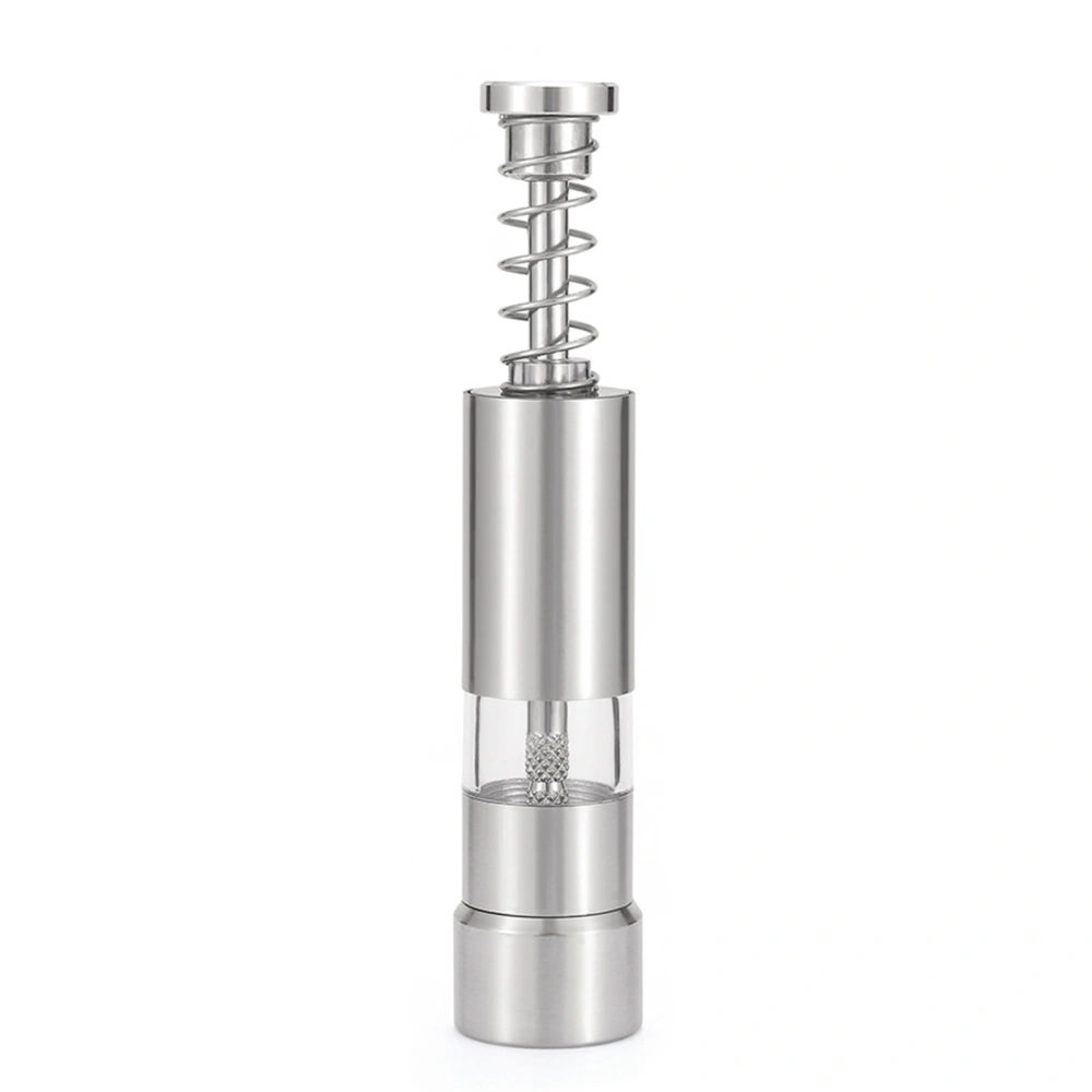 Stainless Steel Pepper Mill Grinder Refillable Manual Salt Grinder